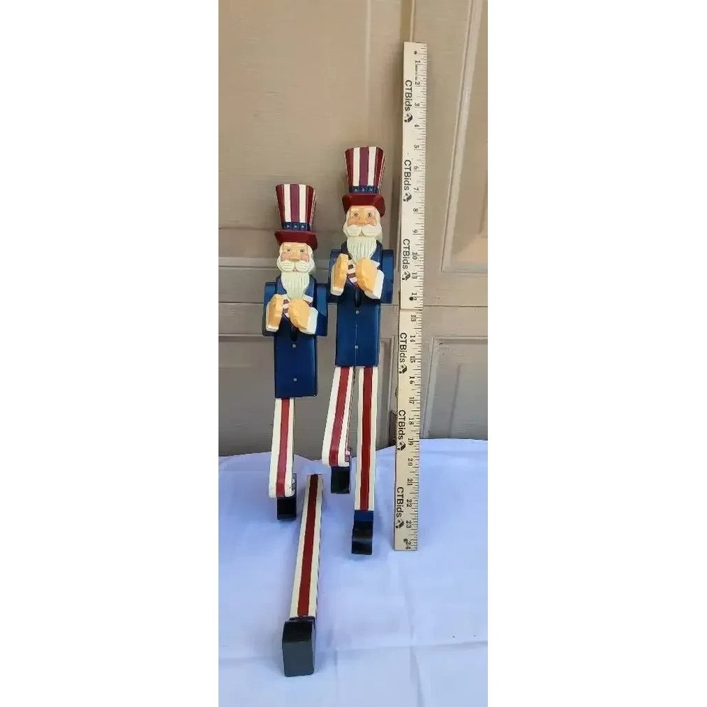 Tall Uncle Sam 4th of July Decorations -One Needs Repair